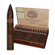 PADRON 6000 Single Stick
Of all the main line Padron cigars, the Padron 6000 Maduro is in a class by itself. This slightly box-pressed Torpedo sports a dark Maduro wrapper that shimmers with a mouthwatering patina. A stunning cigar loaded with rich Nicaraguan flavor and Padron's trademark coffee & cocoa bean essences.

FULL SPECIFICATIONS
Strength:Full
Shape:Torpedo
Size:5 1/2 x 52
Country:Nicaragua
Color:Maduro
Wrapper Origin:Nicaraguan
Wrapper Leaf:Habano
 
 
 Single Stick